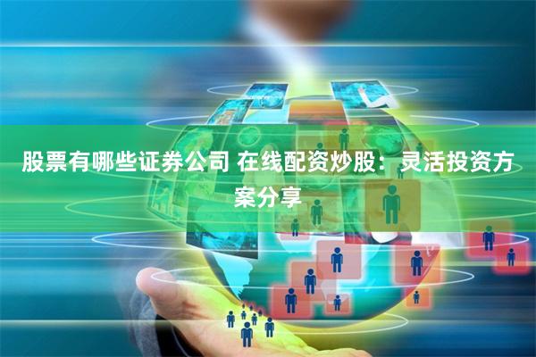 股票有哪些证券公司 在线配资炒股：灵活投资方案分享